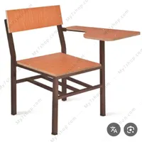 صندلی چوبی دسته دار ومیزمطالعه