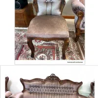 مبل سلطنتی ۹ نفره با چوب گردو