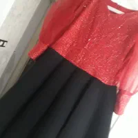 لباس دخترانه مجلسی در حد نو