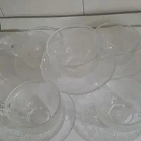 فنجون و نلبکی بلور فرانسه