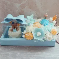 باکس کیک و گل پسرونه