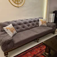 مبل چستر 6 نفره و میز