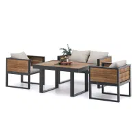 ساخت انواع نیمکت و صندلی چوب فلز