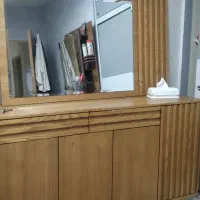 میز کنسول با اینه ضد خش بسیار زیبا و با دوام