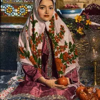 تابلو فرش دستباف فوق استثنایی دختر ایرانی|تابلو فرش|تهران, بازار|دیوار