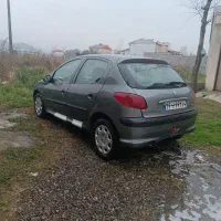 پژو ۲۰۶ خاکستری متالیک مدل ۸۸ فروش فوری