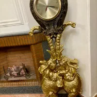 ساعت ایستاده ورق طلا