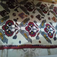 فرش دست بافت طرح گل باغ