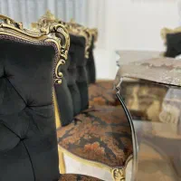 مبل ۷ نفره کلاسیک غذاخوری ۸ نفره