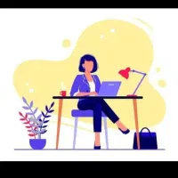 منشی خانم جهت کارهای دفتری