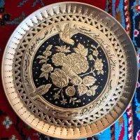 دیوارکوب قلمزنی گل و مرغ