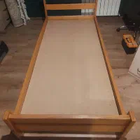 تخت یک نفره چوبی