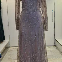 لباس مجلسی نو پارچه کارشده