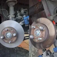 تراش دیسک روکار درجا+تابگیری دیسک+رفع‌لرزش+قلاویزی