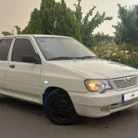 پراید111هاچ بک سفیدمدل95 بدون رنگ کم کارکرد