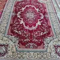 فرش 6متری زرشکی خوش نقش