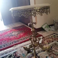 میز تلفن برنجی