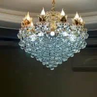لوستر کریستالی  ۱۲ شاخه