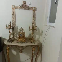 اینه شمعدان برنز
