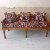 مبل سنتی هفت نفره عالی نفت زدمش فقط ۴۰ میلیون