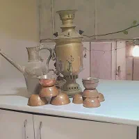 آفتابه و سماور مسی قدیمی
