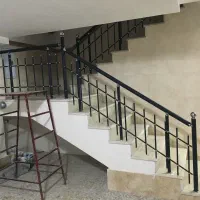 نرده استیل حفاظ استاتیک آهنی