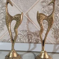 مجسمه برنجی اهو