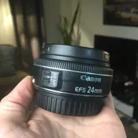 لنز کنون ۲۴ میلی‌متر کنون 24mm درحد نو
