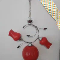 لوستر سه شعله و لوستر تک شعله