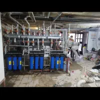 لوله کشی اب فاضلاب شوفاژ موتورخانه استخرونصب پمپ