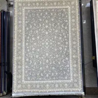 فرش طرح افشان طلاکوب زمینه طوسی ۱۲۰۰ شانه کد ۸۹۰۶