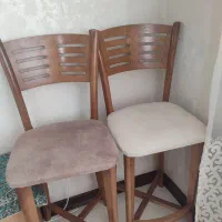 صندلی اپن پایه بلند چوب راش