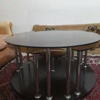 میز گل گرد و ستا کوچک