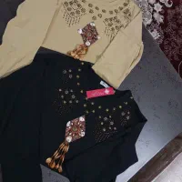 دو عدد بلیز مشکی و کرم زنانه نو