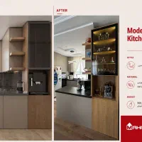 کافی بار ، سوپرمات ، کانتر و جزیره و کابینت