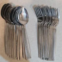 قاشق و چنگال استیل