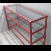 بوفه مغازه ۲ تا ، توری و سیخک استیل رگالی