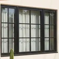 درب و پنجره دوجداره UPVC چکی با شیشه
