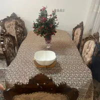 میز نهار خوری 8نفره چوب راش