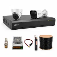 پکیج کامل دوربین مداربسته 5MPبرایتون - فروش اقساطی