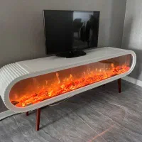 میزTVچوبی گرد طرح مارال