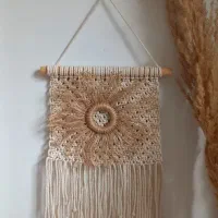 دیوارکوب مکرومه
