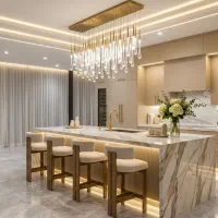 طراحی لوکس کابینت و دکوراسیون (توسط مهندس معمار)