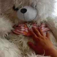 خرس سفید سالم بامزه