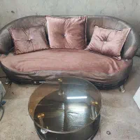 مبل راحتی 7 نفره روکش چرمی درجه یک جنس ترک