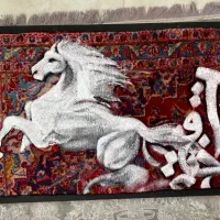 تابلو فرش مدرن با استفاده از فرش دستباف