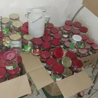 شیشه ترشی و حبوبات