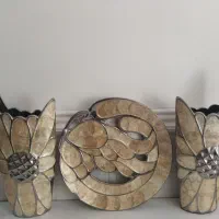 گلدان و سینی تزئینی