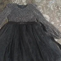 لباس مجلسی دخترانه  همراه با کفش در حد نو