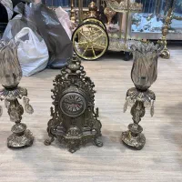 شمعدان ساعت برنز